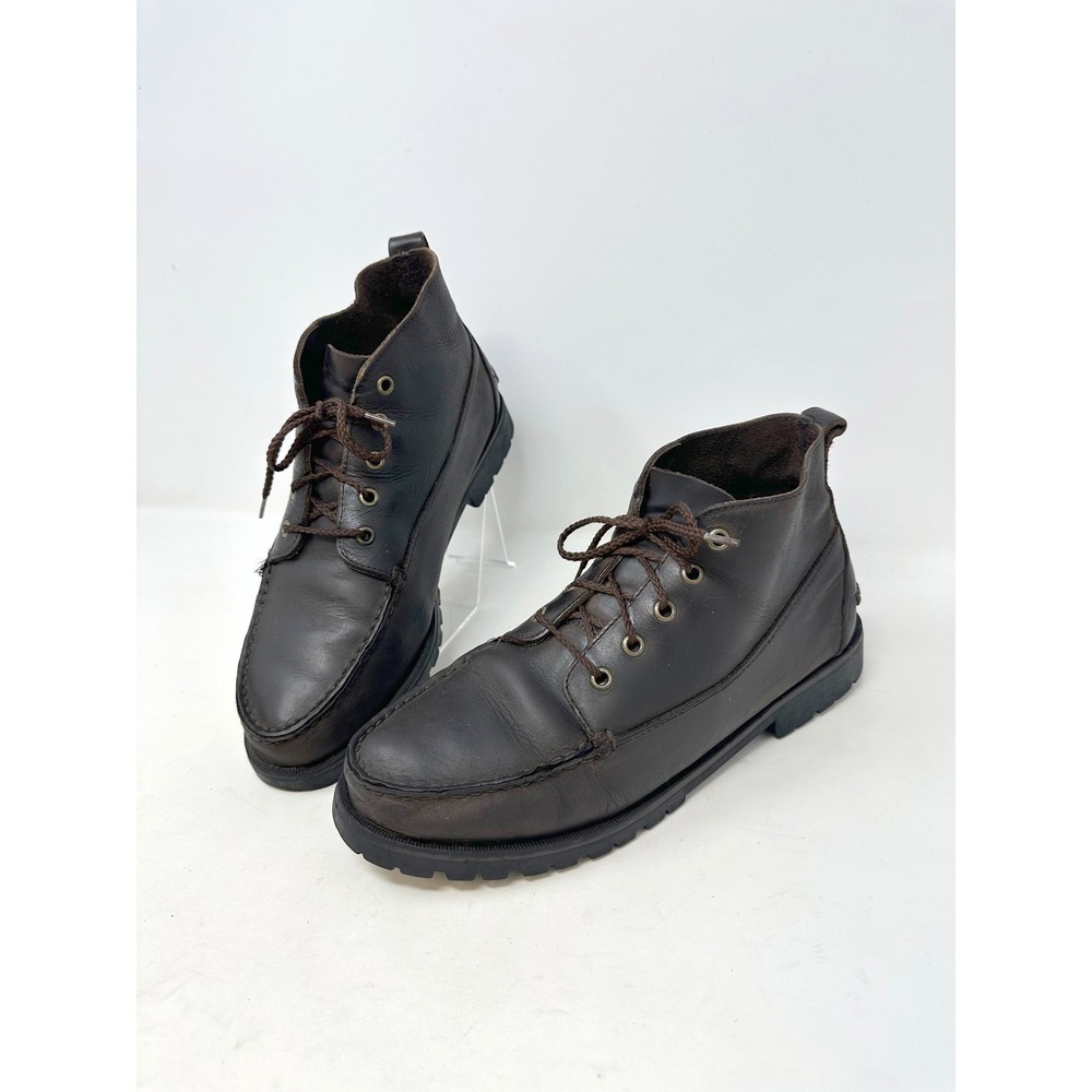 90s Northern Territory Mock Toe Leather Chukka Boot Brown 9